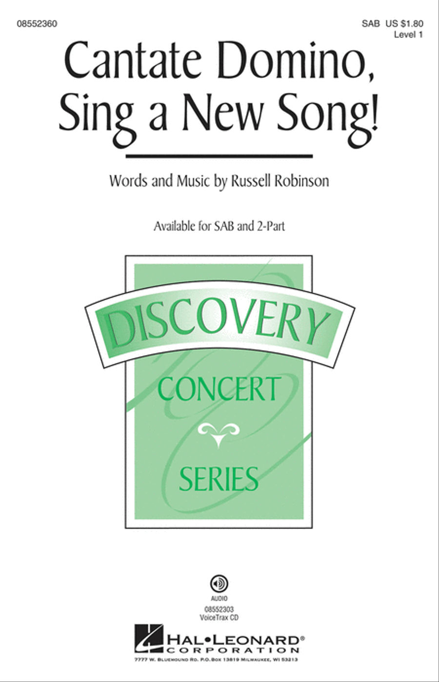Cantate Domino, Sing a New Song! 2-Part scores gallery preview page 1