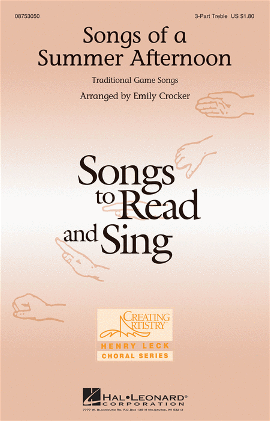 Songs of a Summer Afternoon 3-Part scores gallery preview page 1