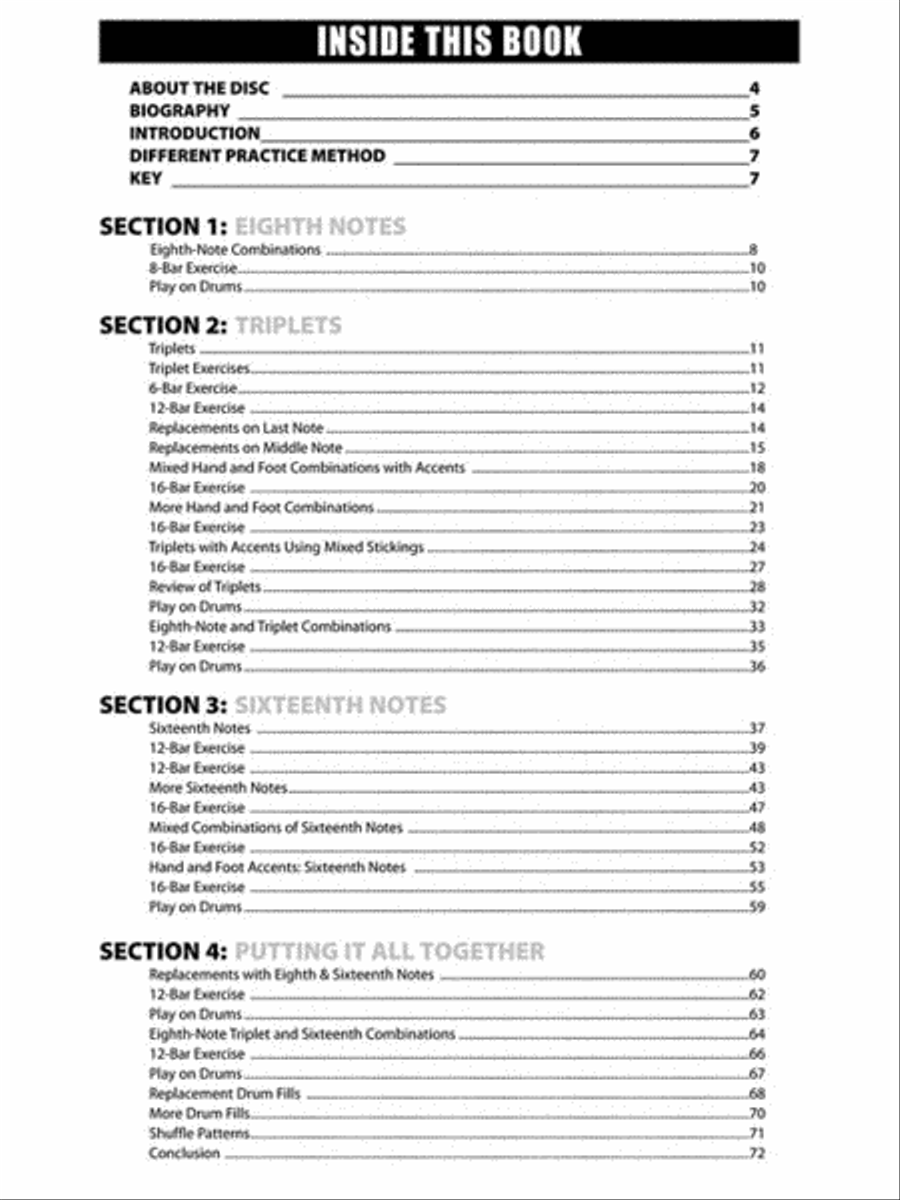 Carmine Appice – Realistic Drum Fills: Replacements Percussion scores gallery preview page 3