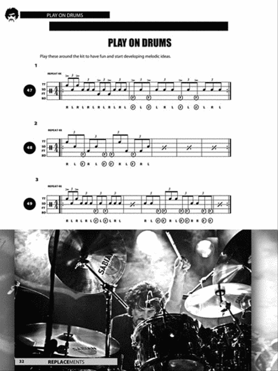 Carmine Appice – Realistic Drum Fills: Replacements Percussion scores gallery preview page 5