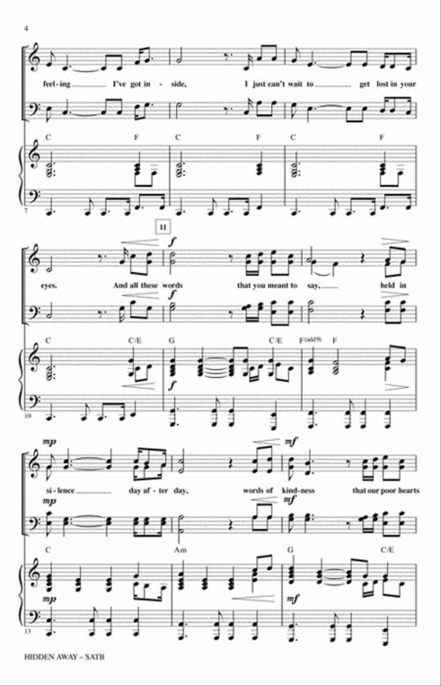 Hidden Away Hidden Away 4-Part scores gallery preview page 3