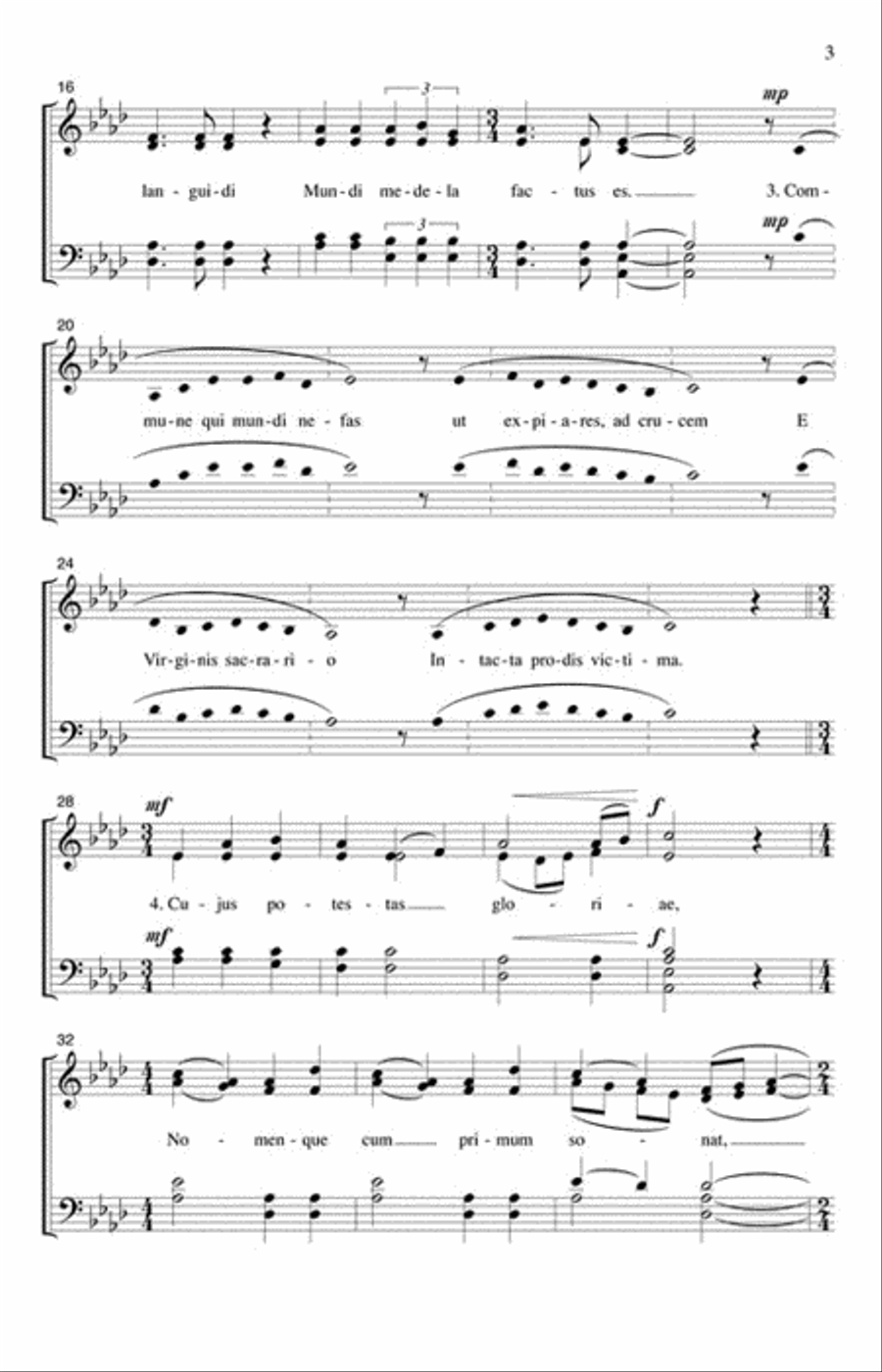 Creator Alme Siderum Creator Alme Siderum TTBB scores gallery preview page 3