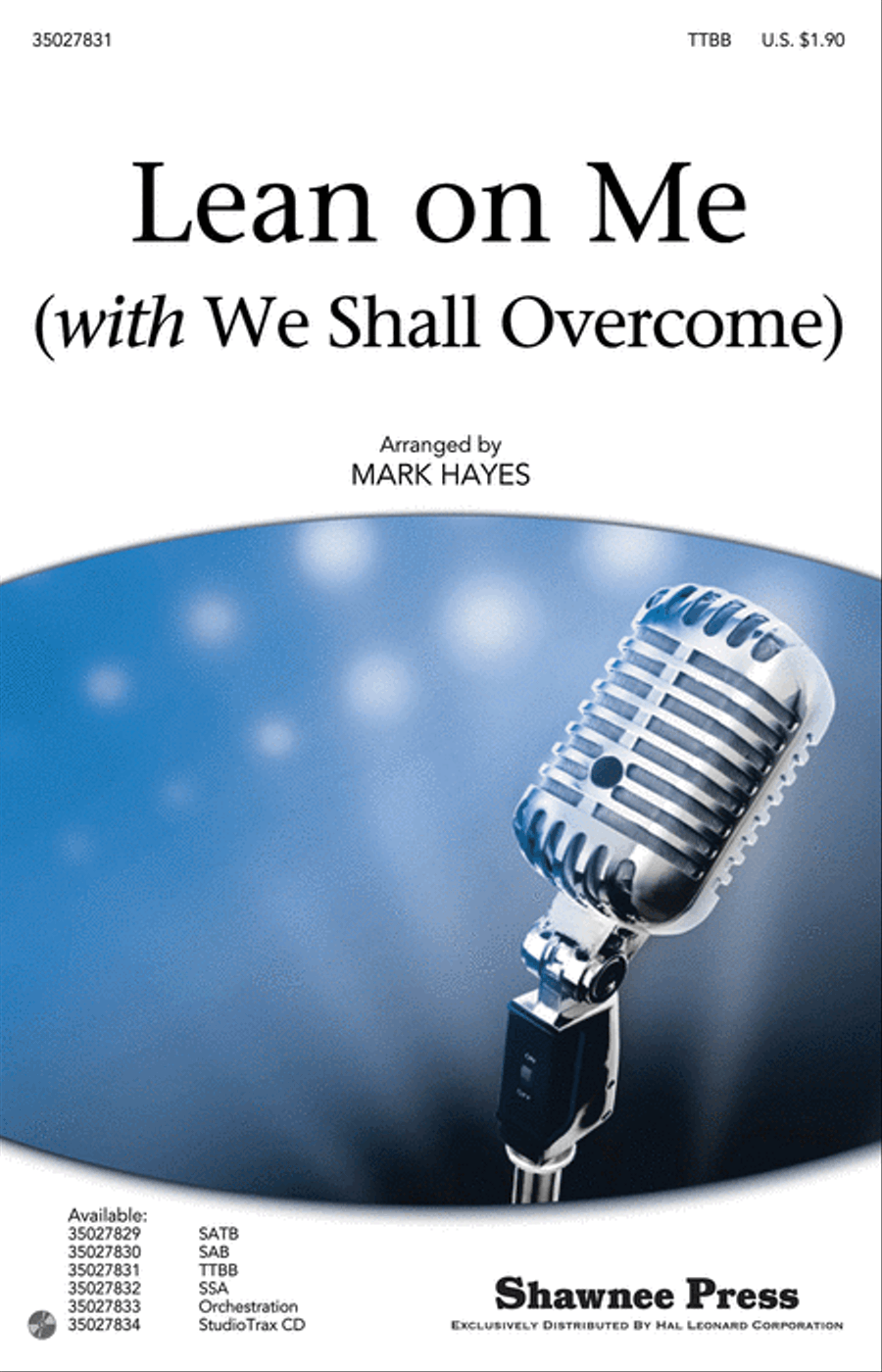 Lean on Me Choir scores gallery preview page 1