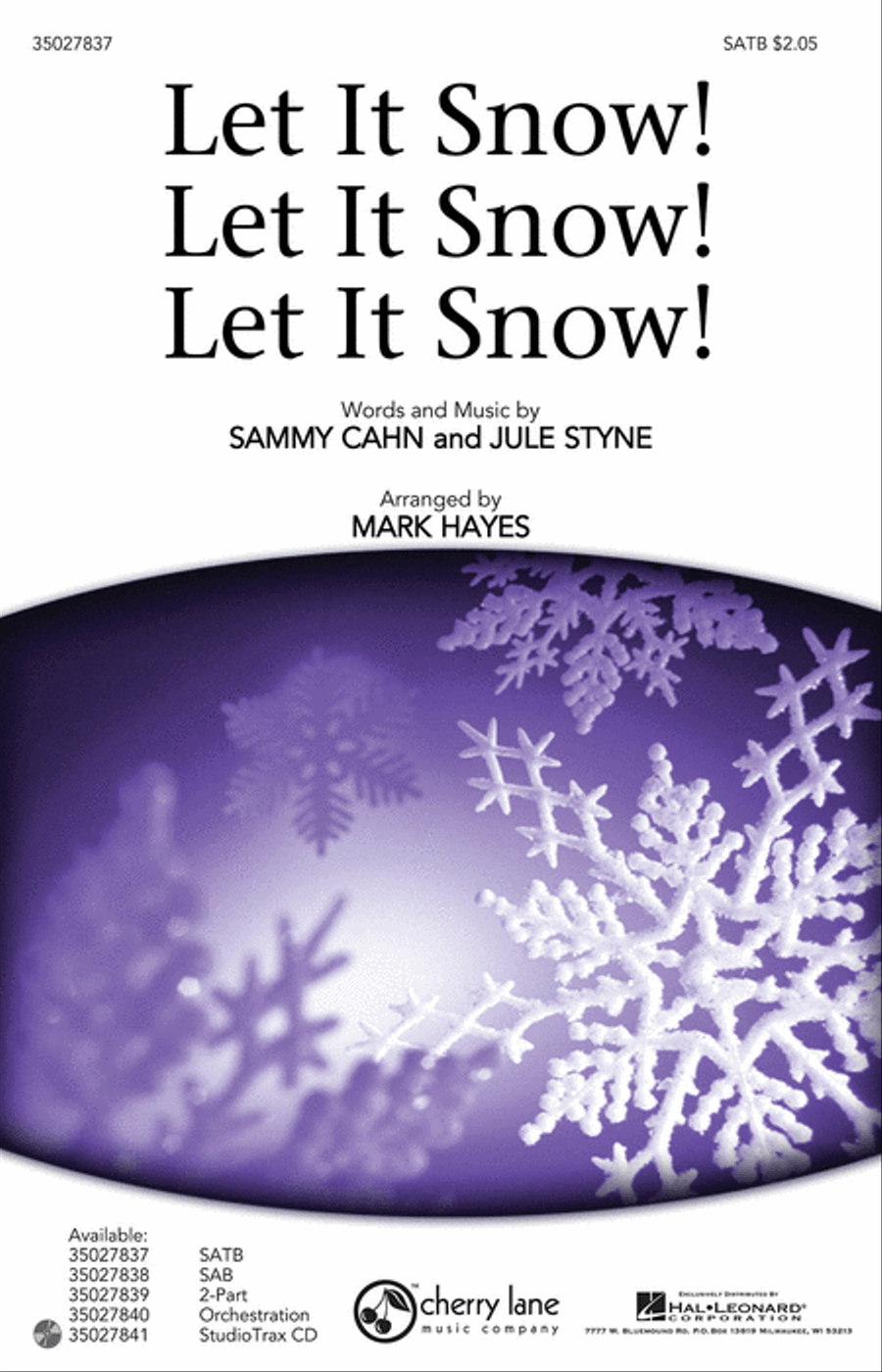 Let It Snow! Let It Snow! Let It Snow! Choir scores gallery preview page 1