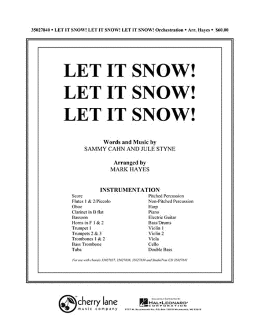 Let It Snow! Let It Snow! Let It Snow! Choir scores gallery preview page 2