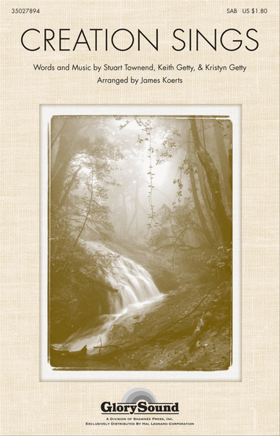 Creation Sings the Father's Song 4-Part scores gallery preview page 1