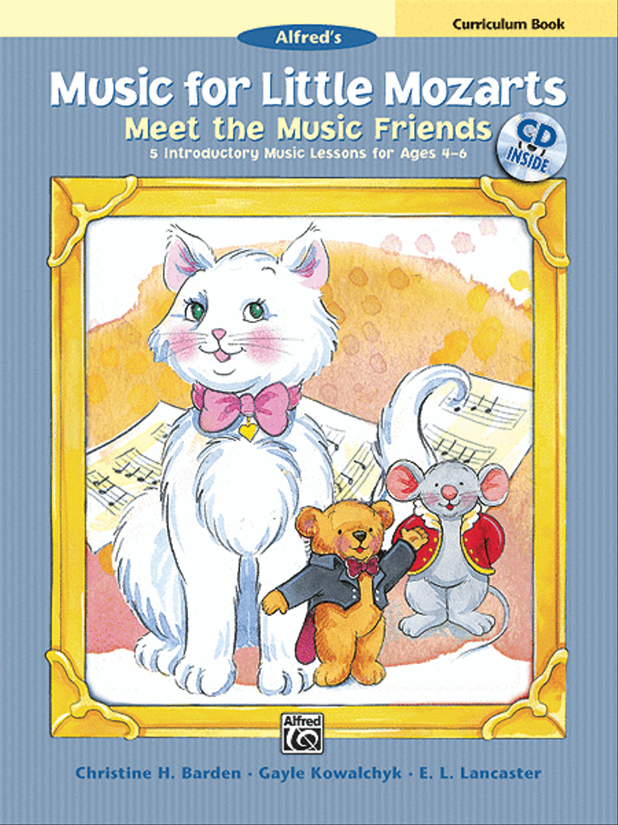 Music for Little Mozarts Meet the Music Friends Piano Method scores gallery preview page 1
