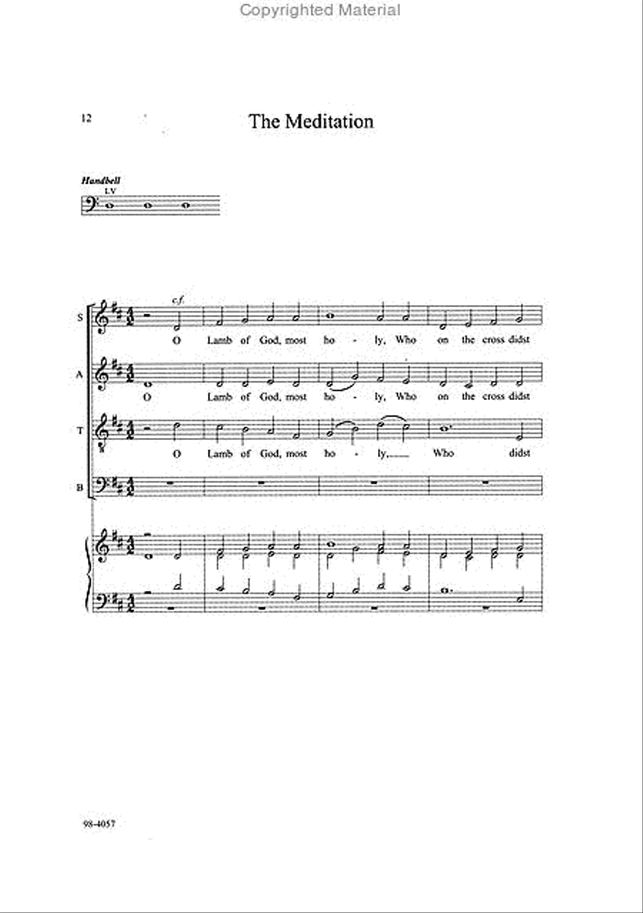 The Seven Words from the Cross (Schalk) Choir scores gallery preview page 3