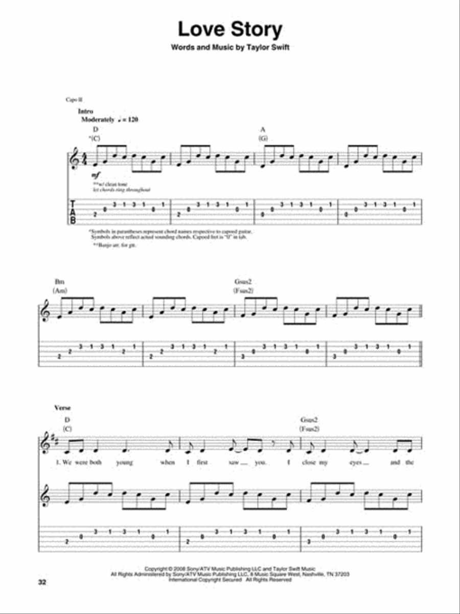 Taylor Swift Electric Guitar scores gallery preview page 5