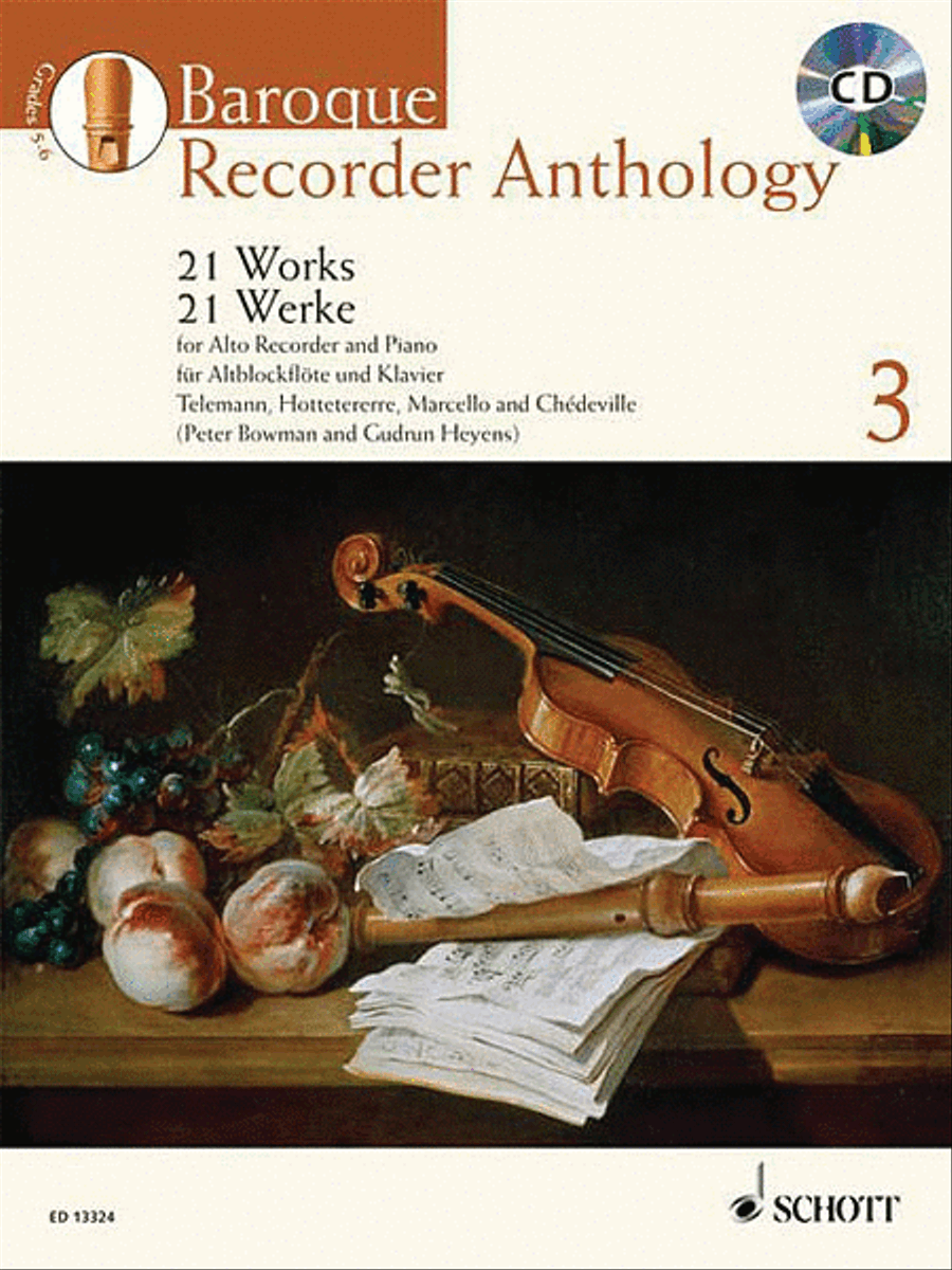 Baroque Recorder Anthology – Volume 3 Recorder scores gallery preview page 1