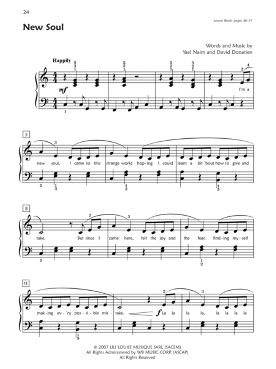 Premier Piano Course Pop and Movie Hits, Book 4 Piano Method scores gallery preview page 5