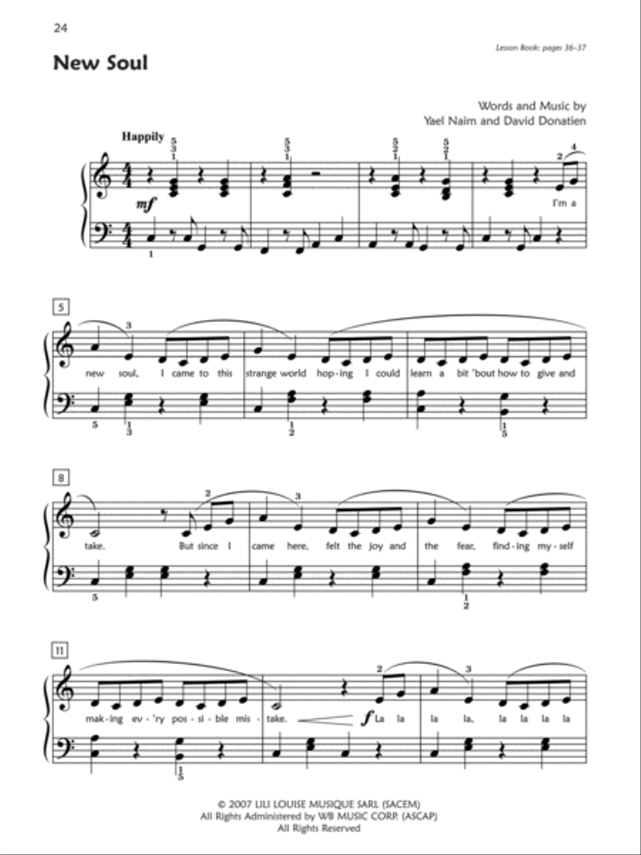 Premier Piano Course Pop and Movie Hits, Book 4 Piano Method scores gallery preview page 9