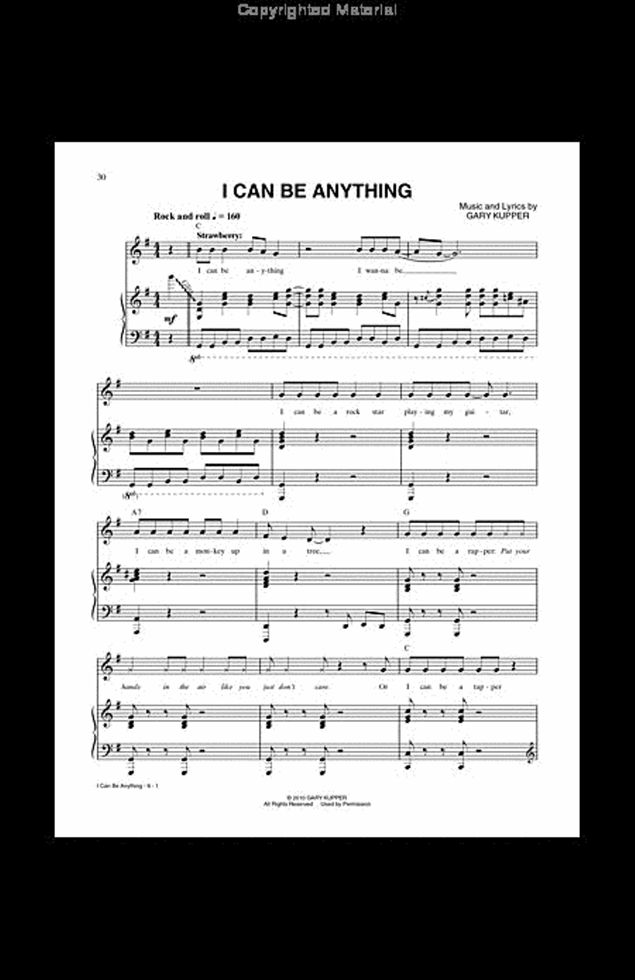 Freckleface Strawberry -- The Musical (Vocal Selections) Piano, Vocal, Guitar scores gallery preview page 2