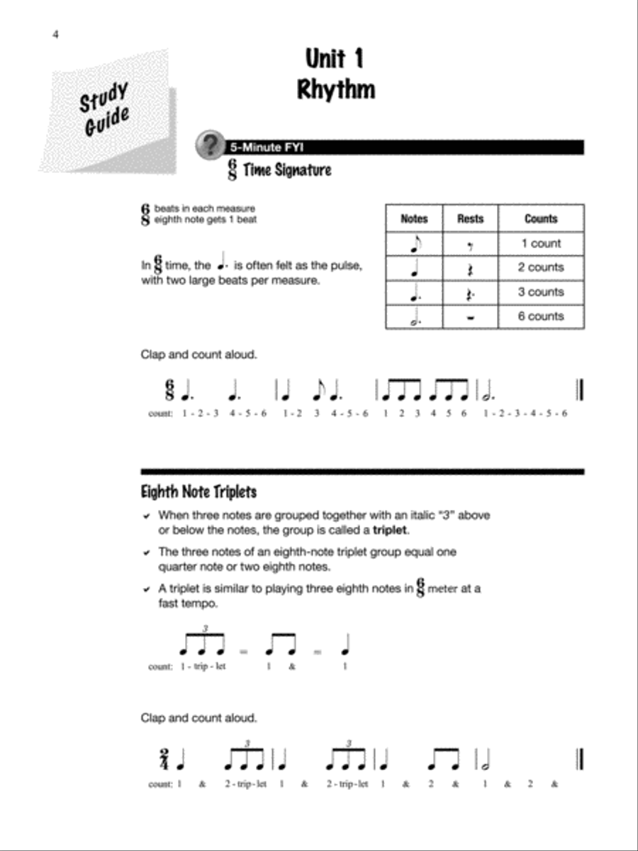 Theory for Busy Teens, Book A Piano Method scores gallery preview page 3