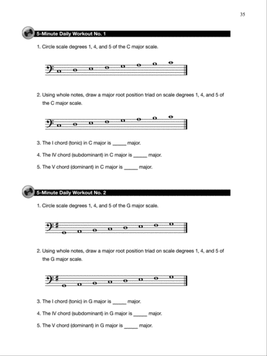Theory for Busy Teens, Book A Piano Method scores gallery preview page 7