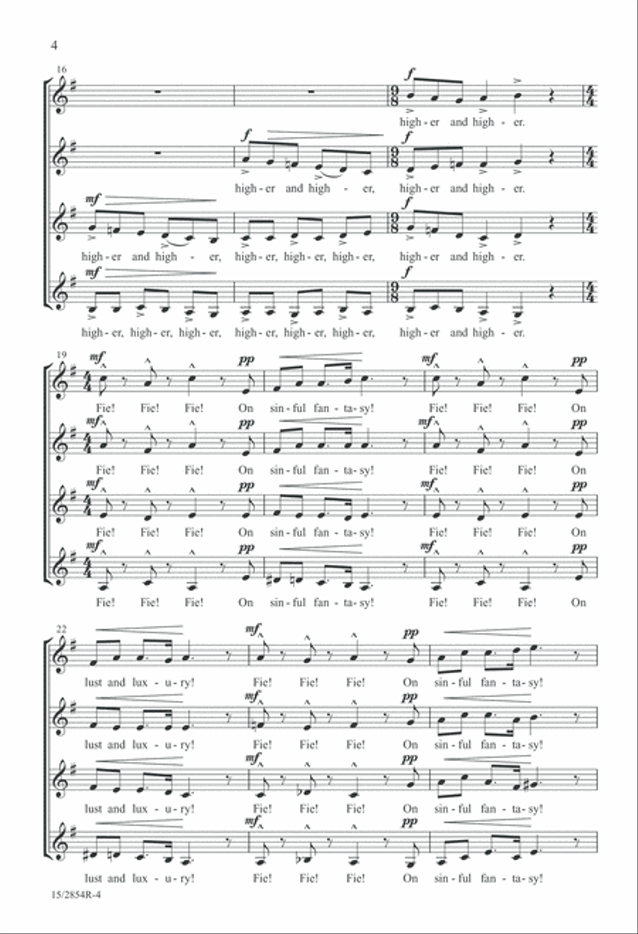 Fie! Fie! Fie! Fie! Fie! Fie! SSAA scores gallery preview page 5