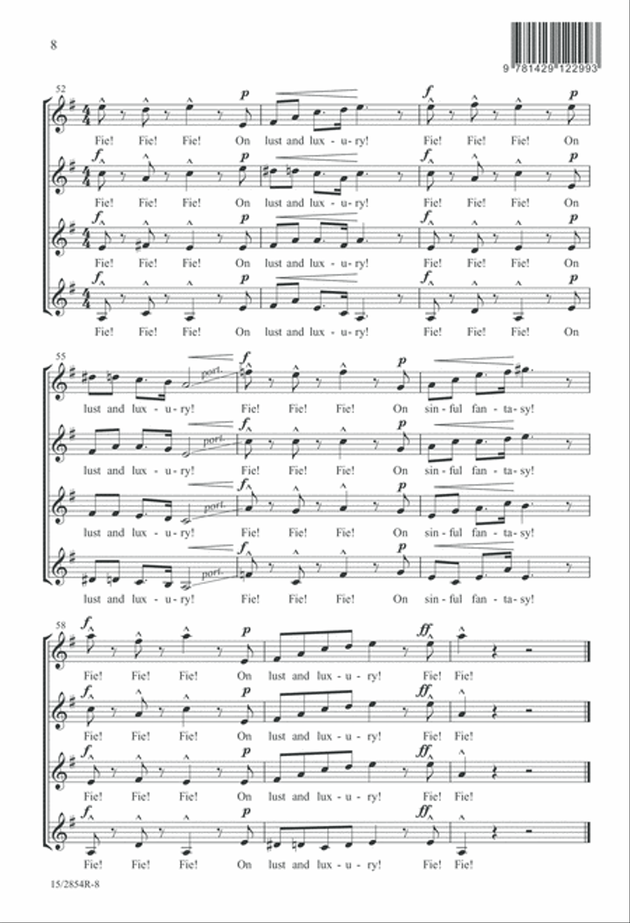 Fie! Fie! Fie! Fie! Fie! Fie! SSAA scores gallery preview page 9