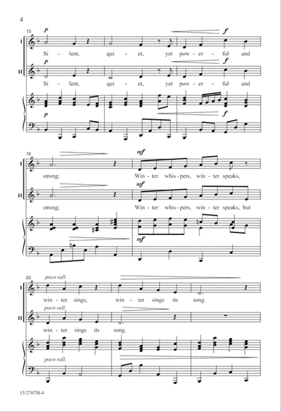 Winter Sings Winter Sings 2-Part scores gallery preview page 5