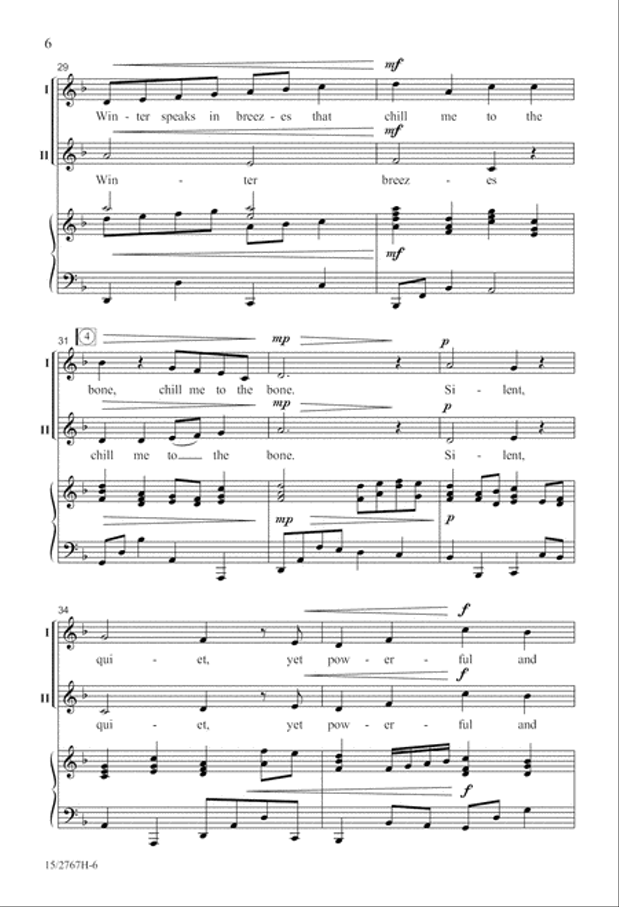 Winter Sings Winter Sings 2-Part scores gallery preview page 7