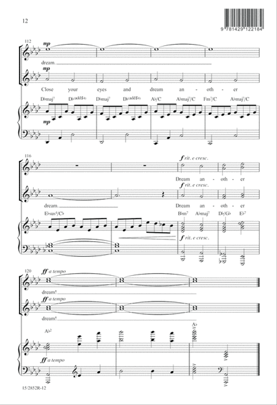 Dream Another Dream Dream Another Dream SA scores gallery preview page 13