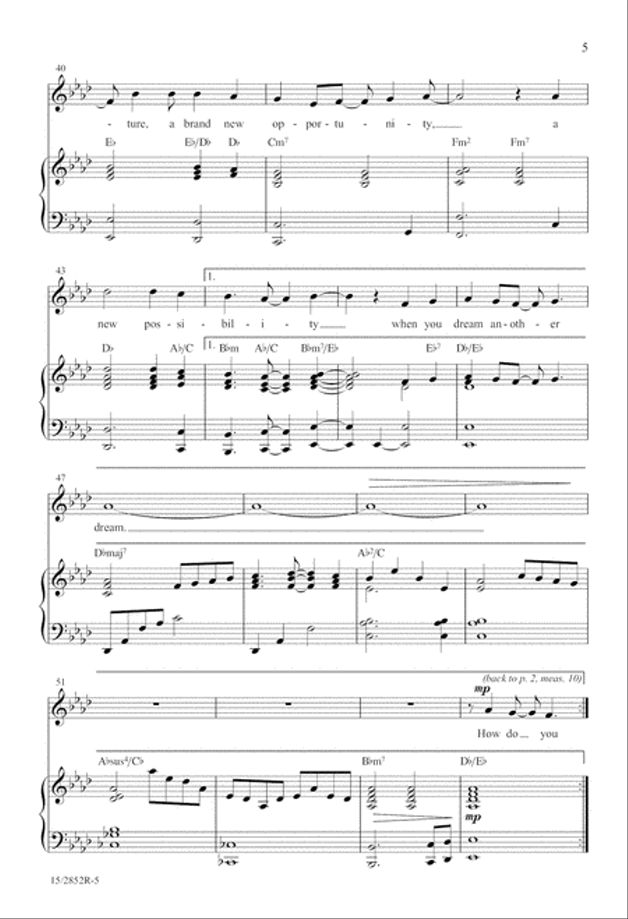 Dream Another Dream Dream Another Dream SA scores gallery preview page 6