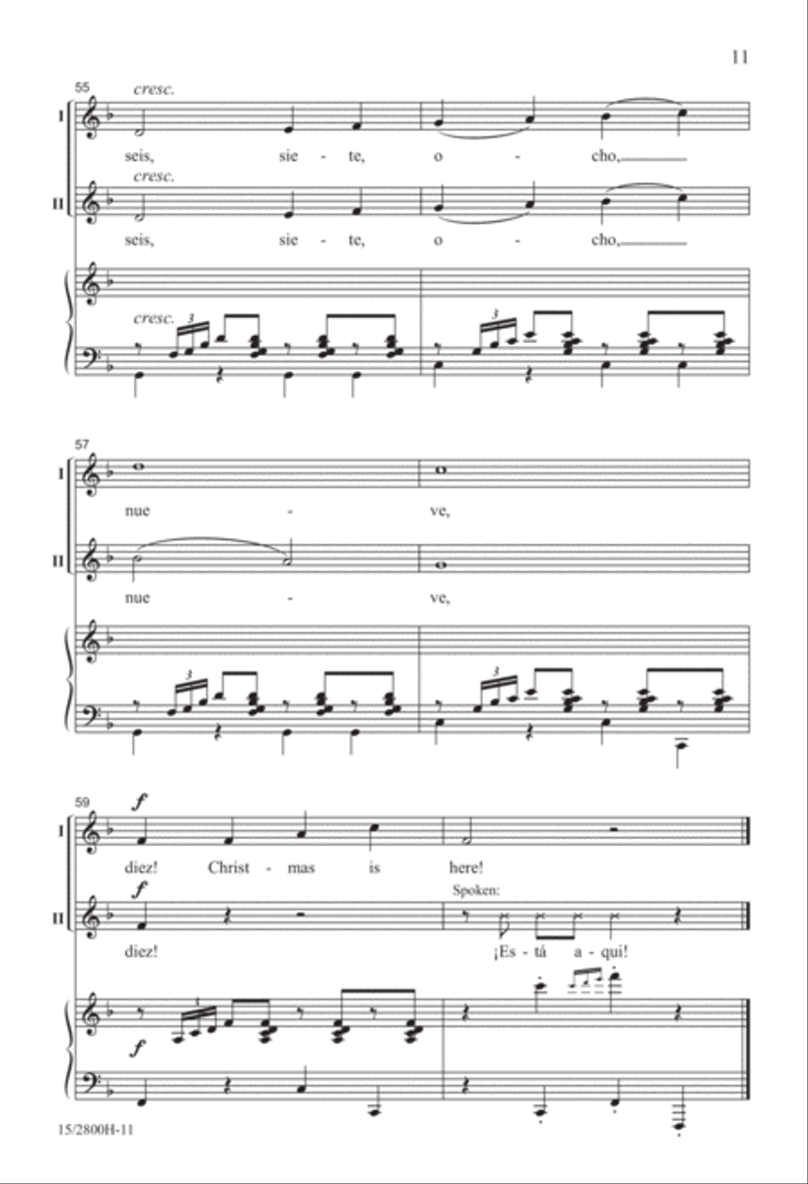 Ten Days and Counting! 2-Part scores gallery preview page 12