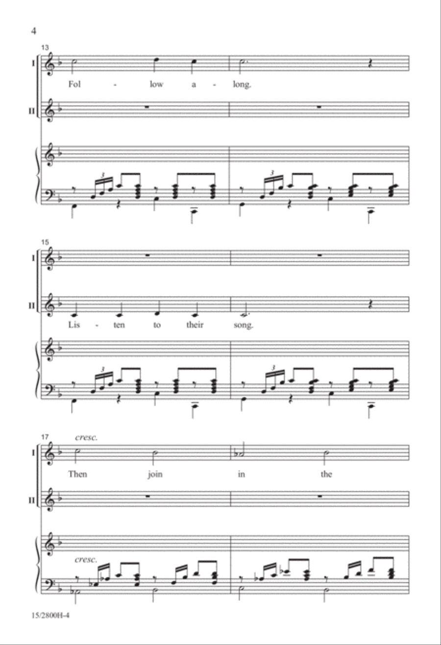 Ten Days and Counting! 2-Part scores gallery preview page 5