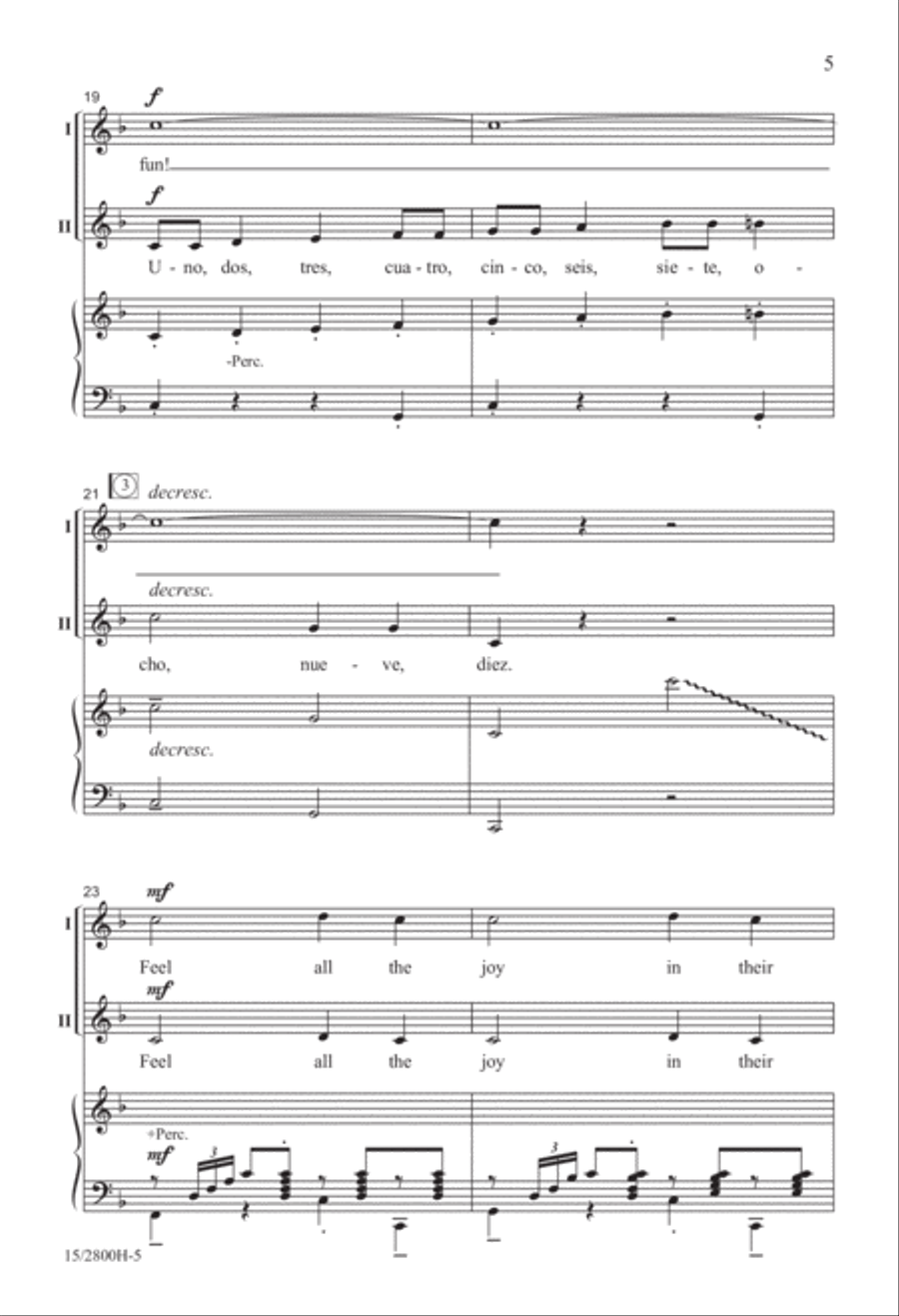 Ten Days and Counting! 2-Part scores gallery preview page 6