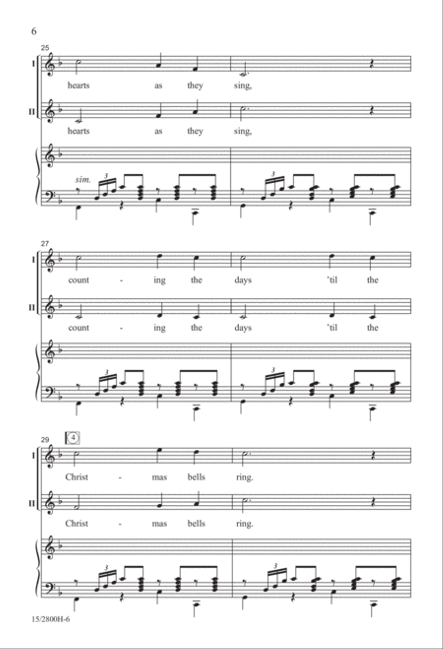 Ten Days and Counting! 2-Part scores gallery preview page 7