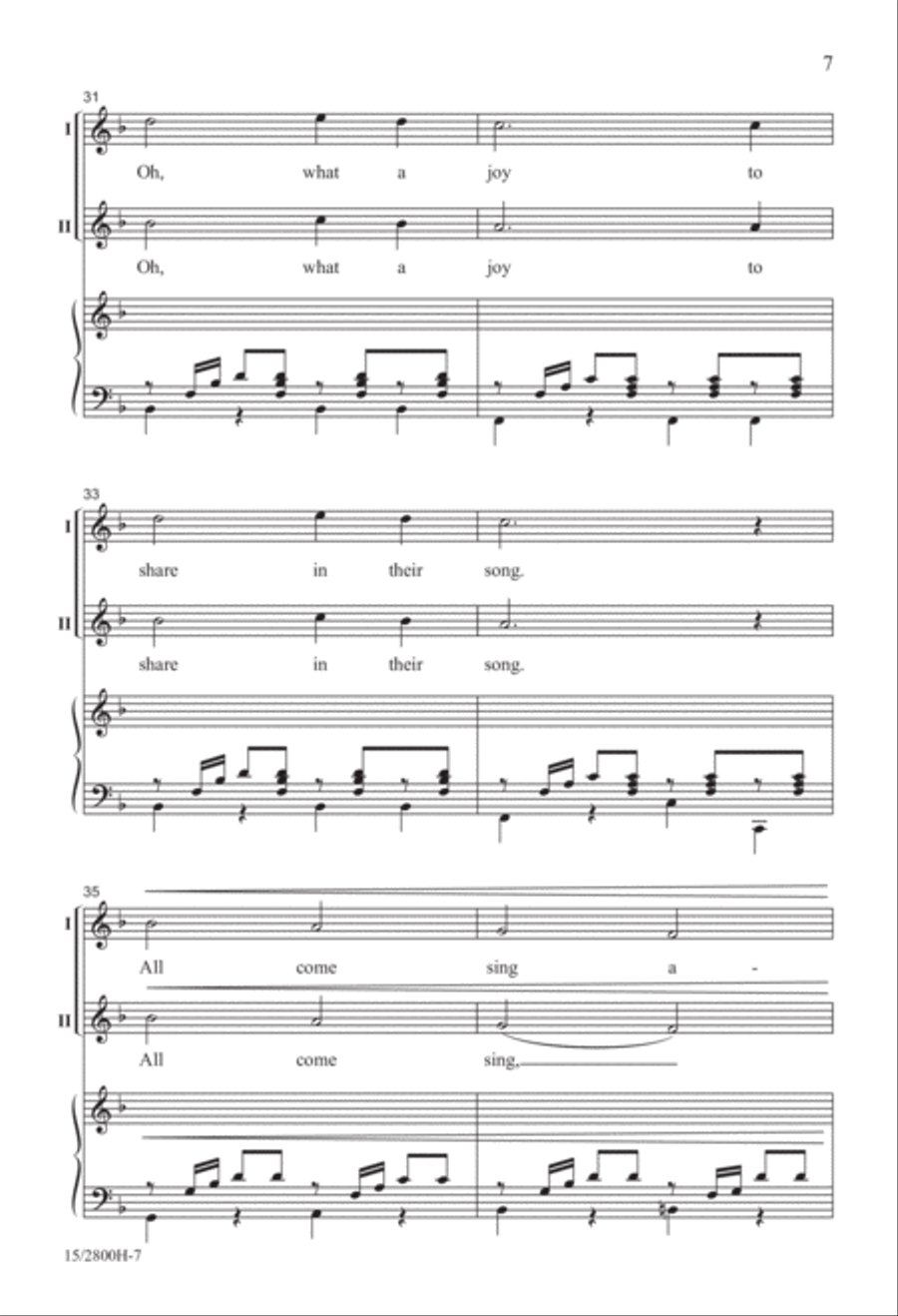Ten Days and Counting! 2-Part scores gallery preview page 8