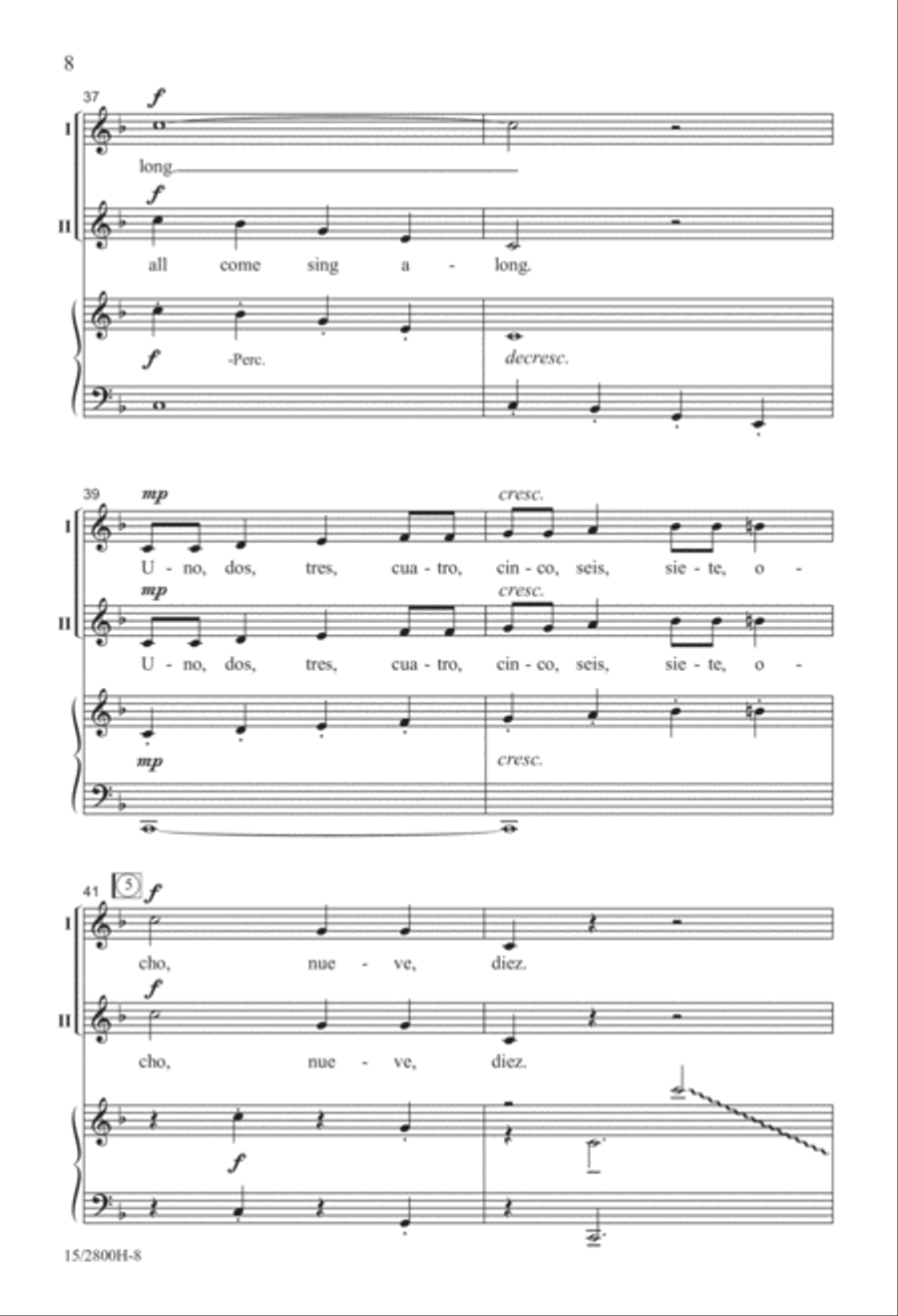 Ten Days and Counting! 2-Part scores gallery preview page 9