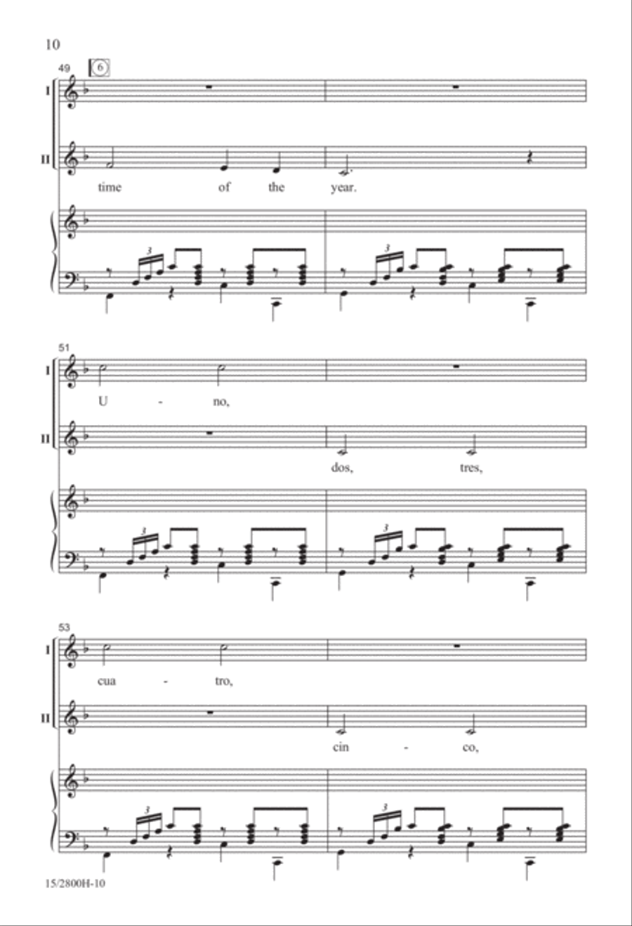 Ten Days and Counting! 2-Part scores gallery preview page 11