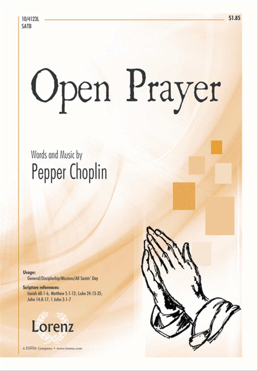 Open Prayer Open Prayer 4-Part scores gallery preview page 2