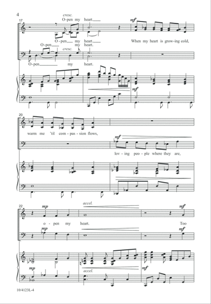 Open Prayer Open Prayer 4-Part scores gallery preview page 5