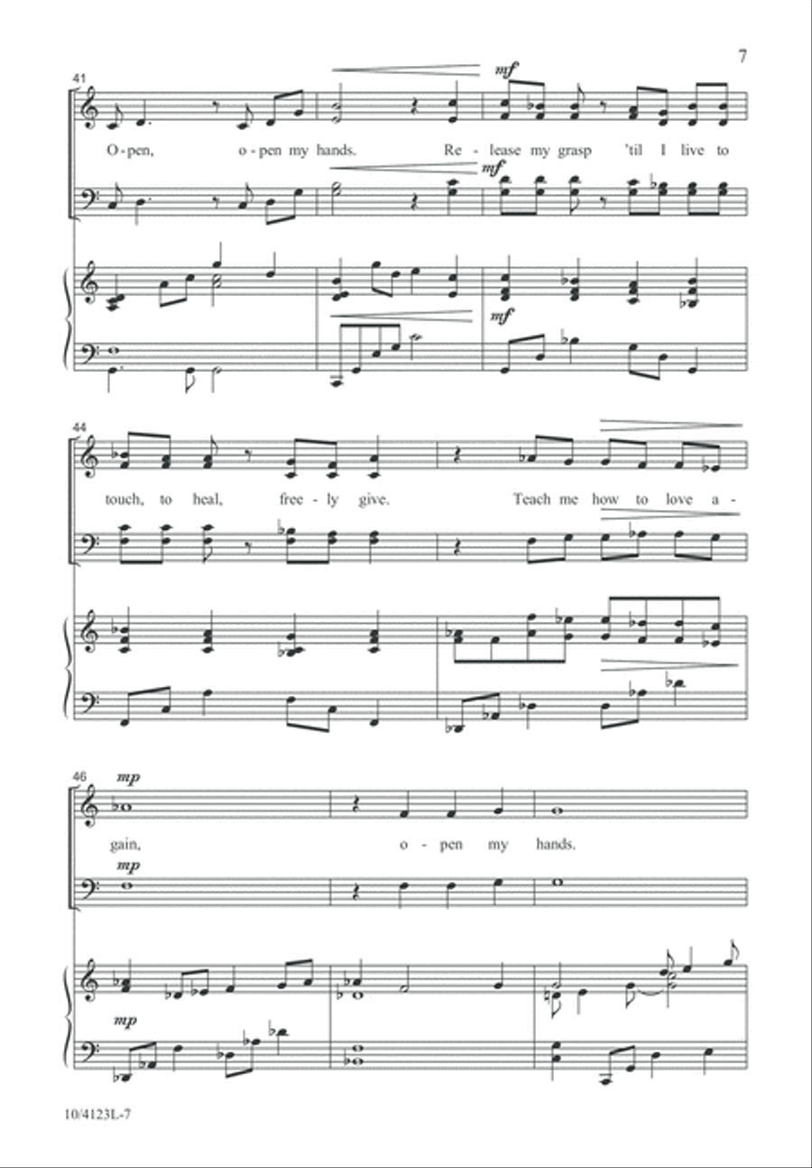 Open Prayer Open Prayer 4-Part scores gallery preview page 8
