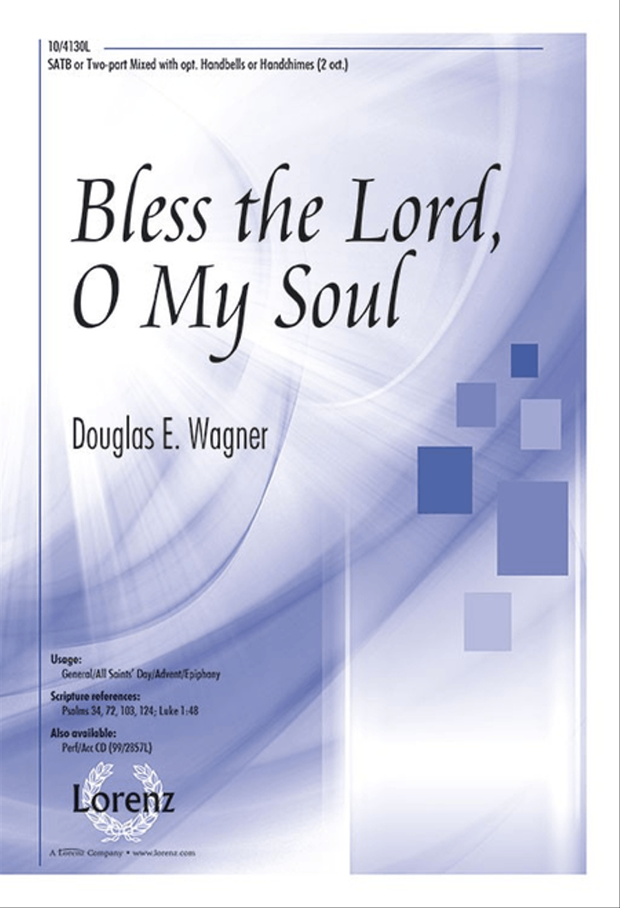 Bless the Lord, O My Soul 4-Part scores gallery preview page 1