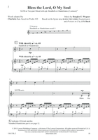 Bless the Lord, O My Soul 4-Part scores gallery preview page 3
