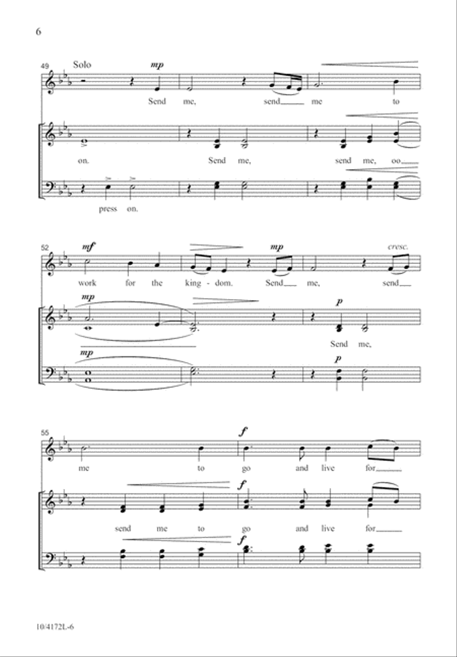 How Long? How Long? 4-Part scores gallery preview page 7