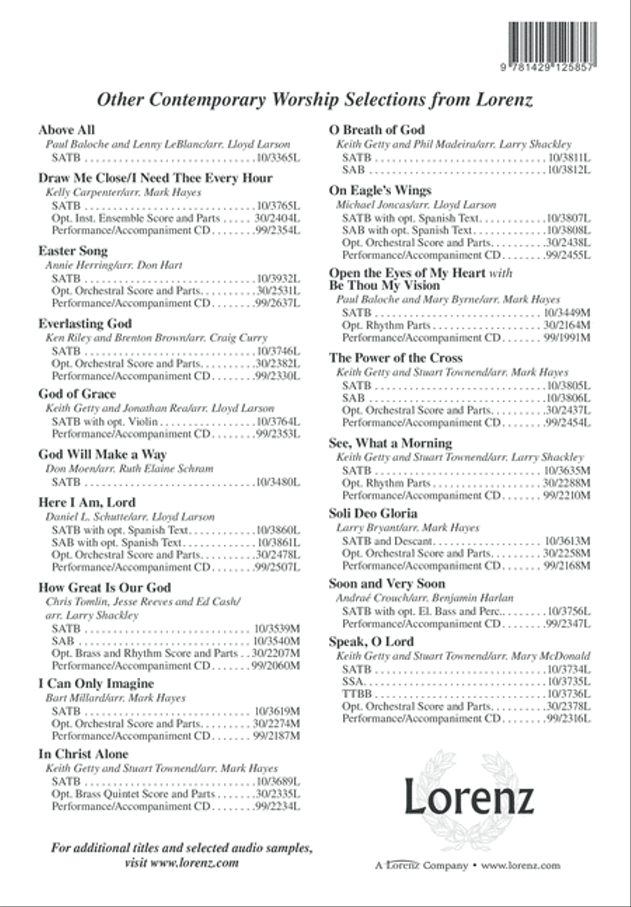 I Could Sing of Your Love Forever 4-Part scores gallery preview page 13