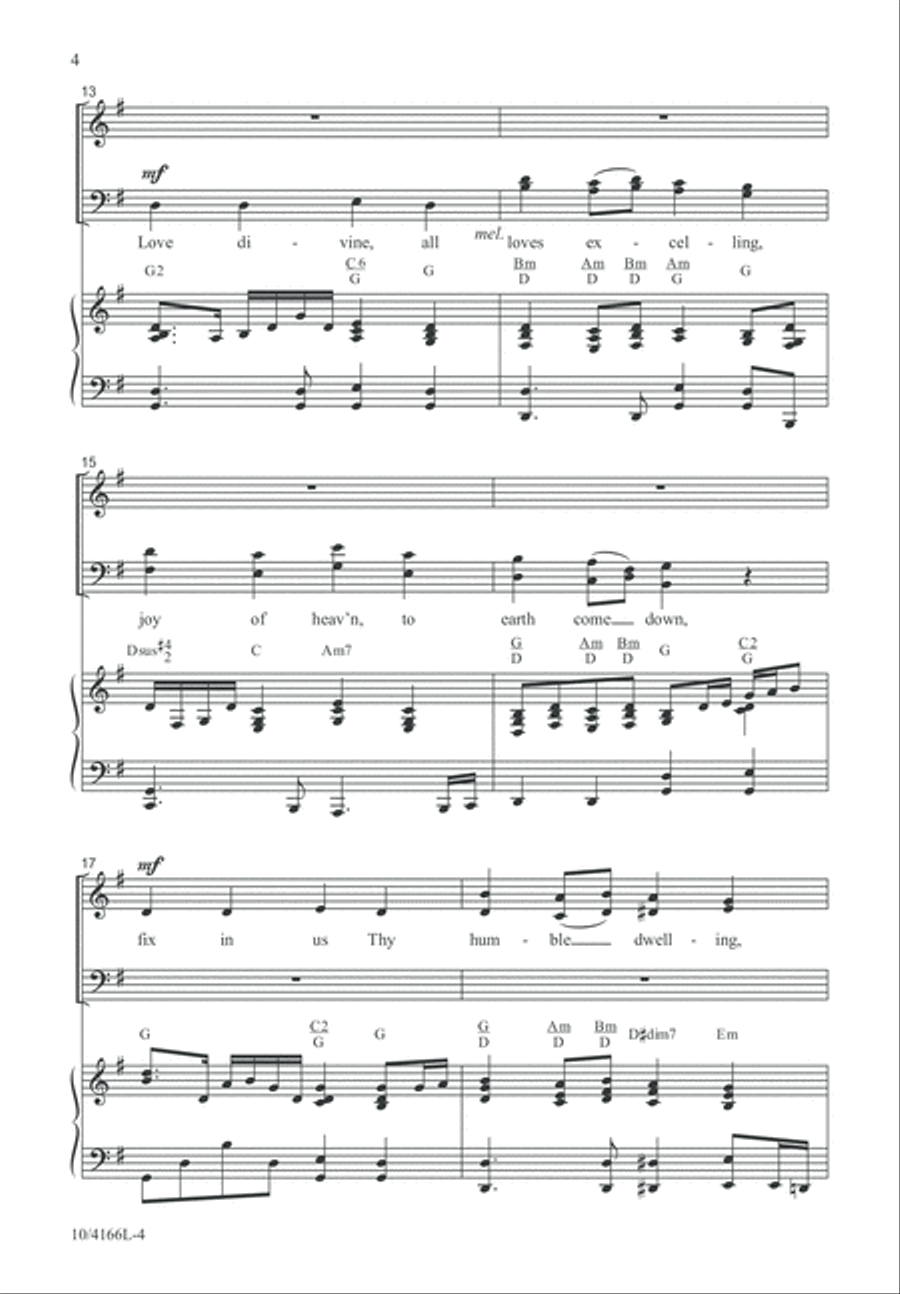I Could Sing of Your Love Forever 4-Part scores gallery preview page 5