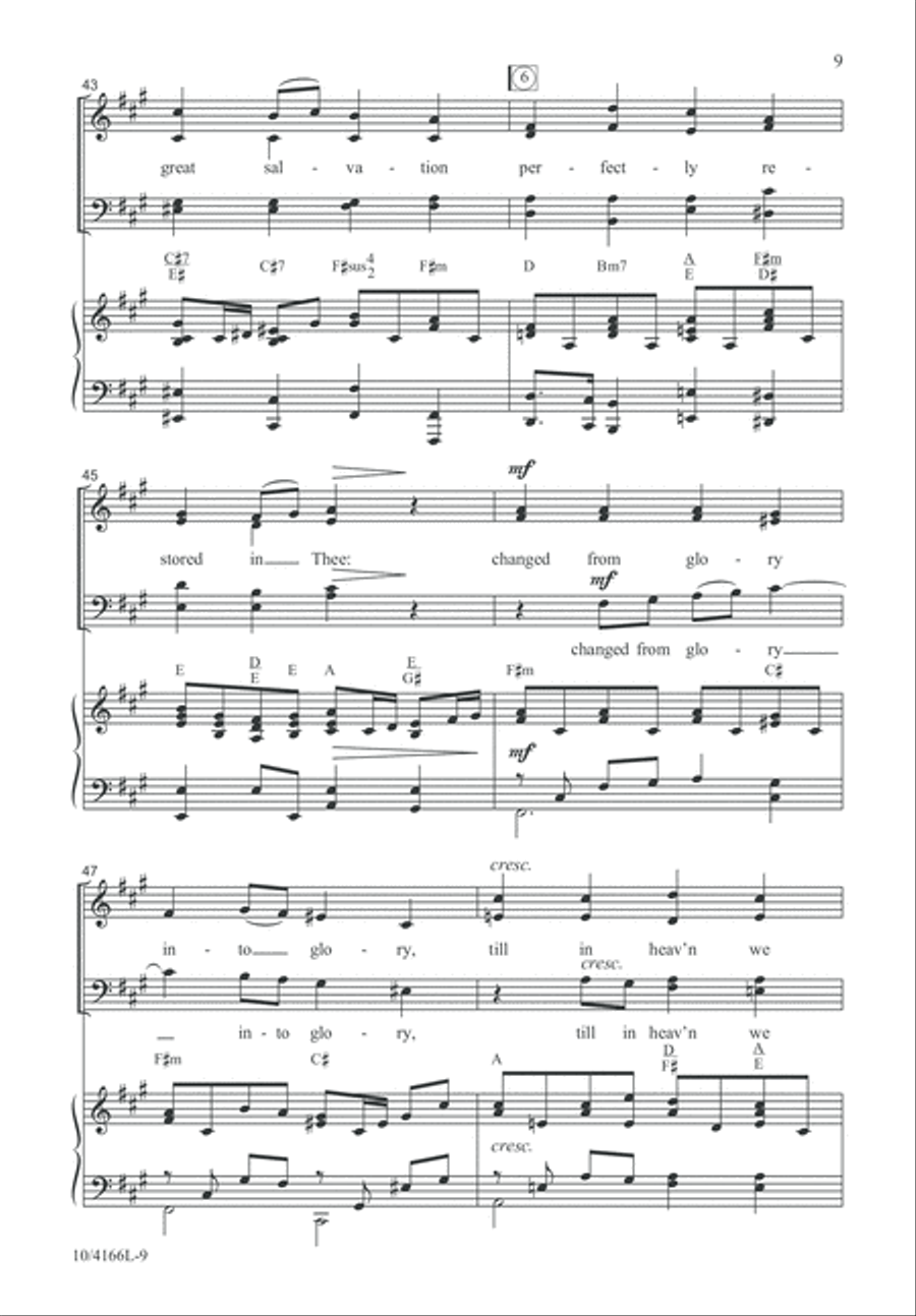 I Could Sing of Your Love Forever 4-Part scores gallery preview page 10