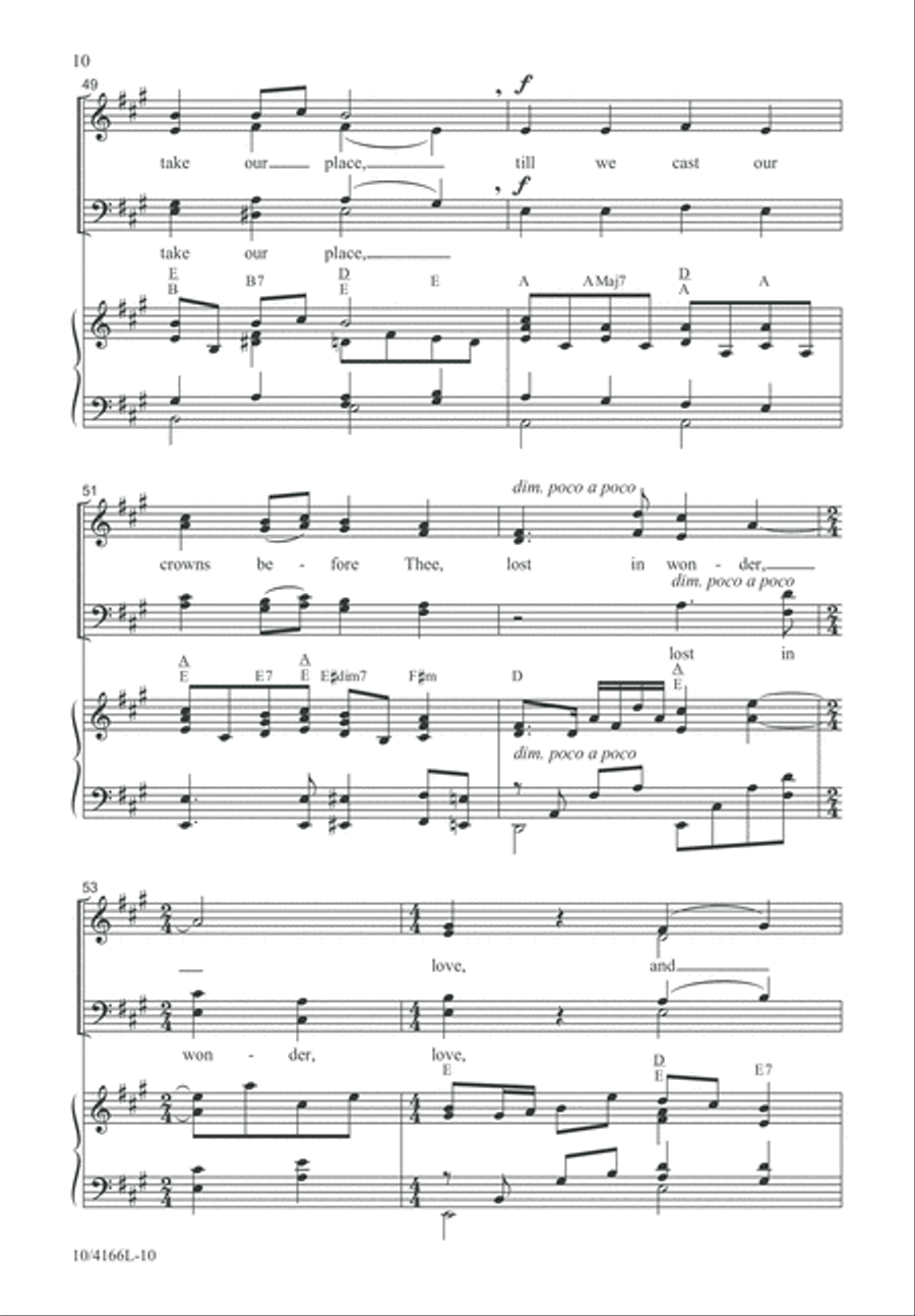 I Could Sing of Your Love Forever 4-Part scores gallery preview page 11