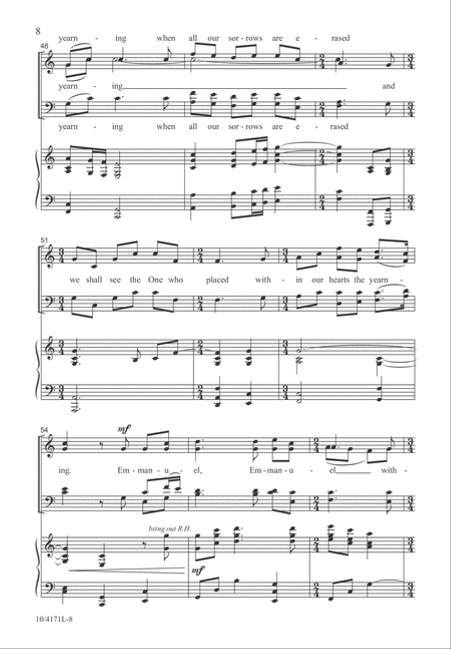 The Yearning The Yearning 4-Part scores gallery preview page 9