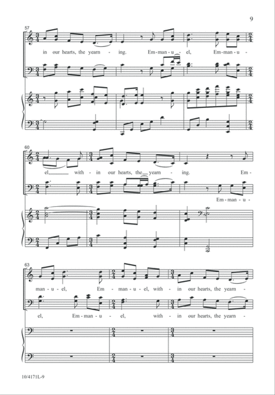 The Yearning The Yearning 4-Part scores gallery preview page 10