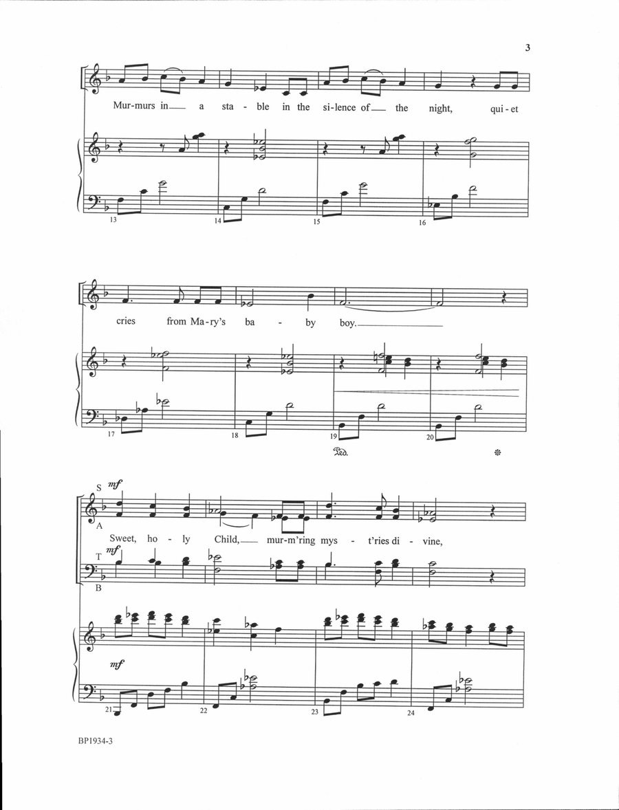 Murmurs in a Stable Murmurs in a Stable 4-Part scores gallery preview page 3