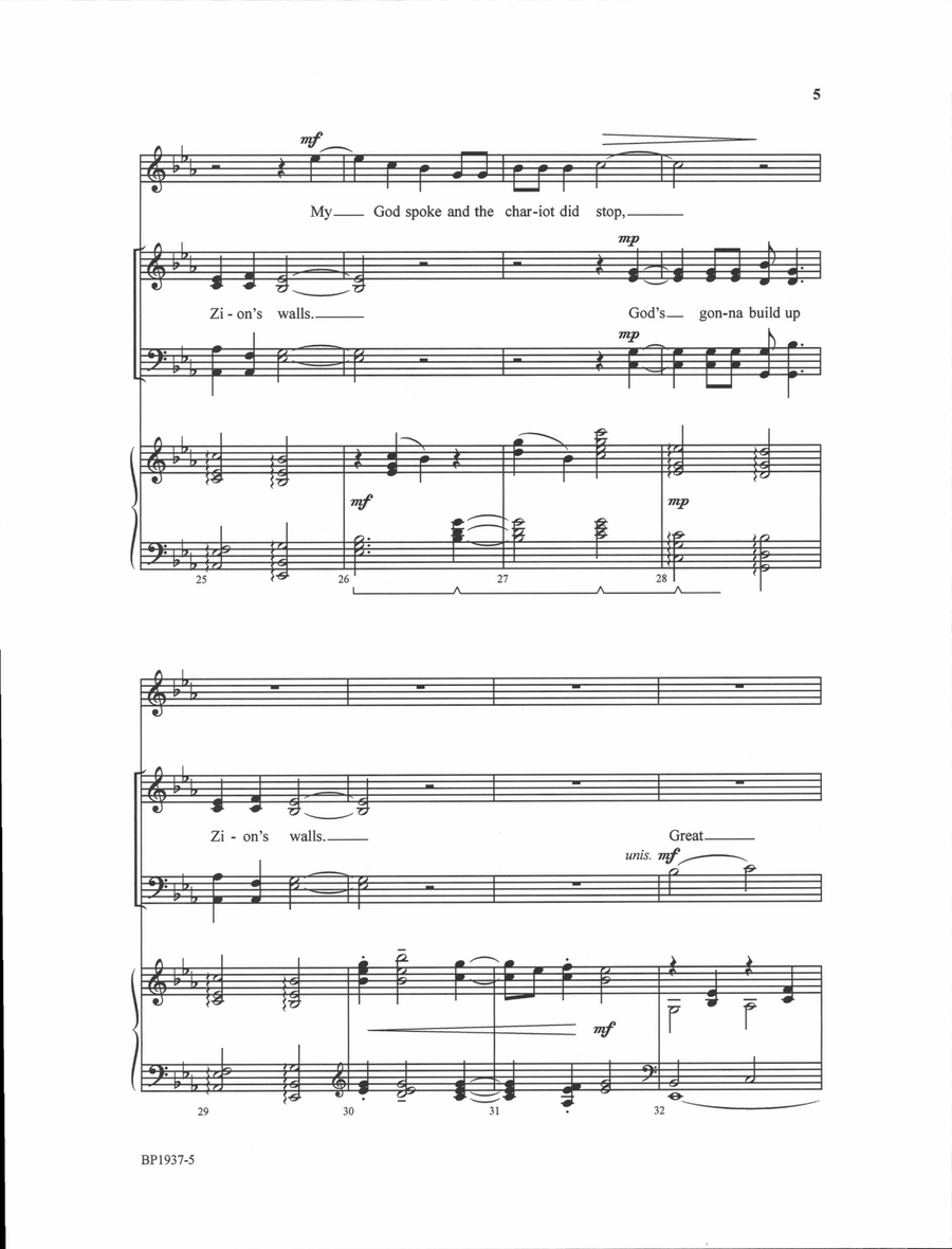 Great Day! - SATB Great Day! - SATB 4-Part scores gallery preview page 5