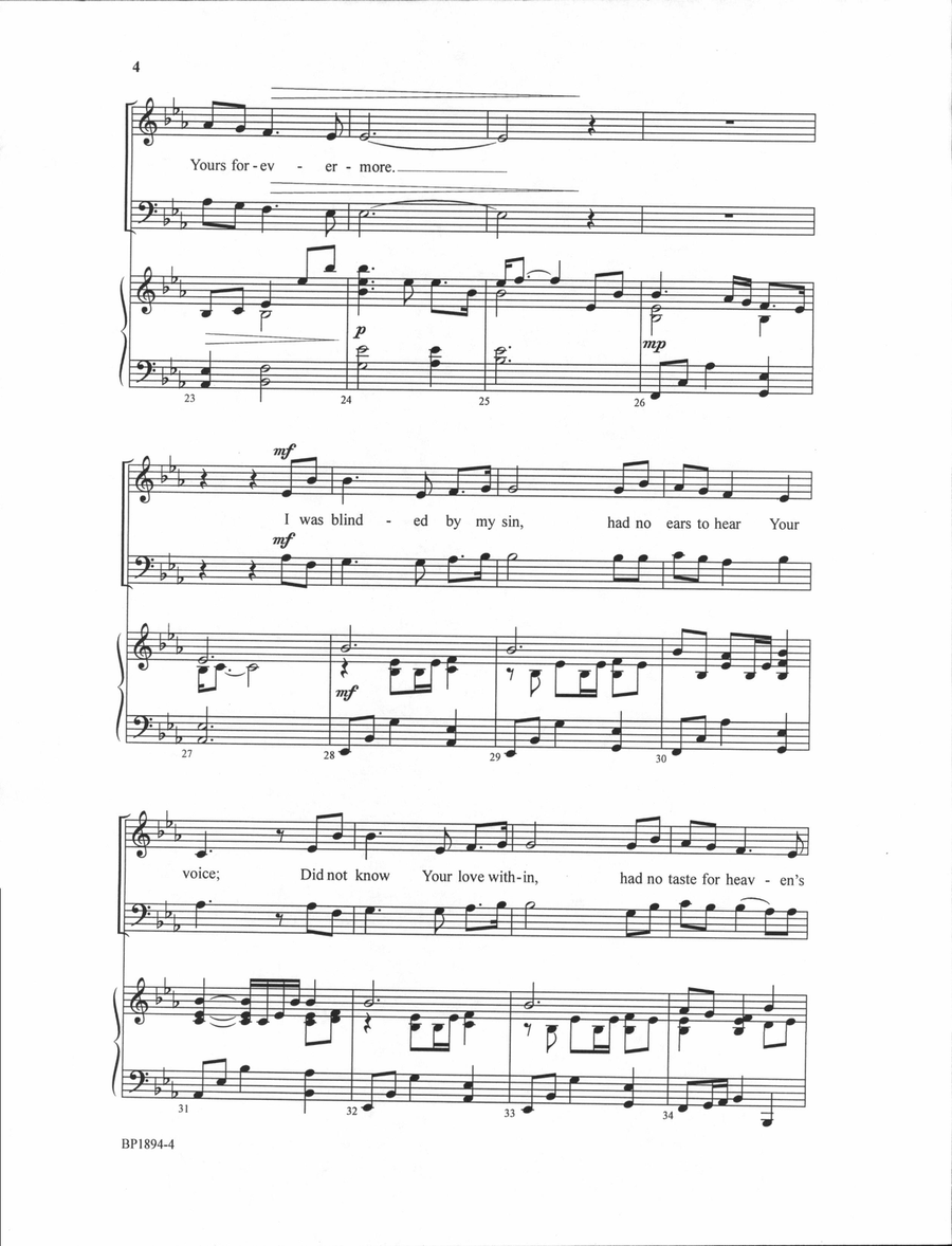 O Great God - SATB O Great God - SATB 4-Part scores gallery preview page 4
