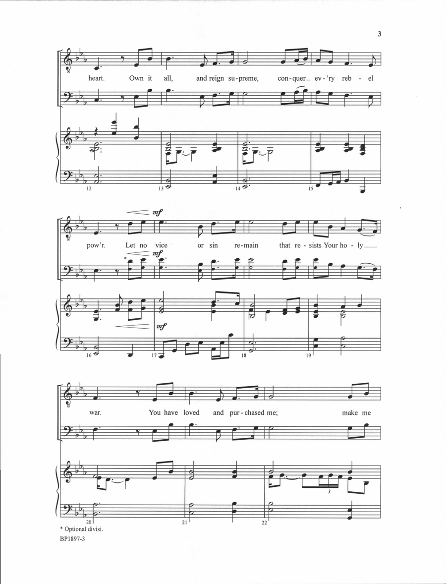 O Great God - TTBB O Great God - TTBB TTBB scores gallery preview page 3