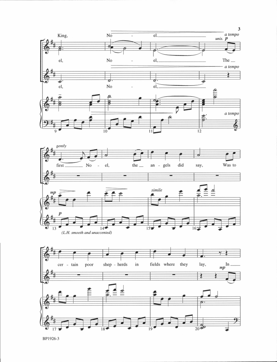 The First Noel - Dan Forrest - SSA SSA scores gallery preview page 3