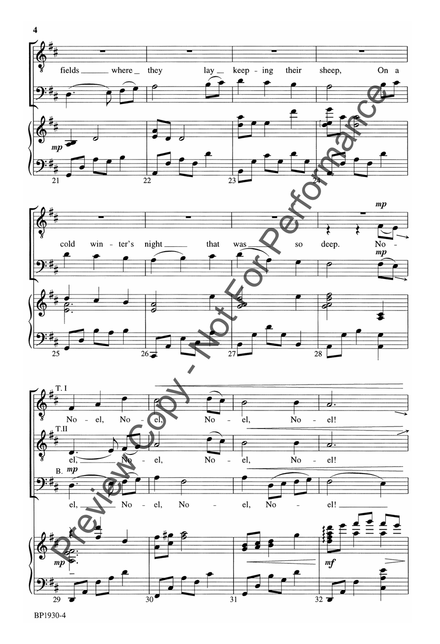 The First Noel - Dan Forrest - TTB TTB scores gallery preview page 5